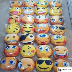 Toptan Emoji Yastık (30 cm)